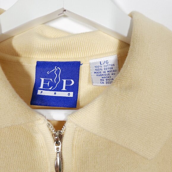 Vintage Yellow Collared Top - Picture 2 of 5